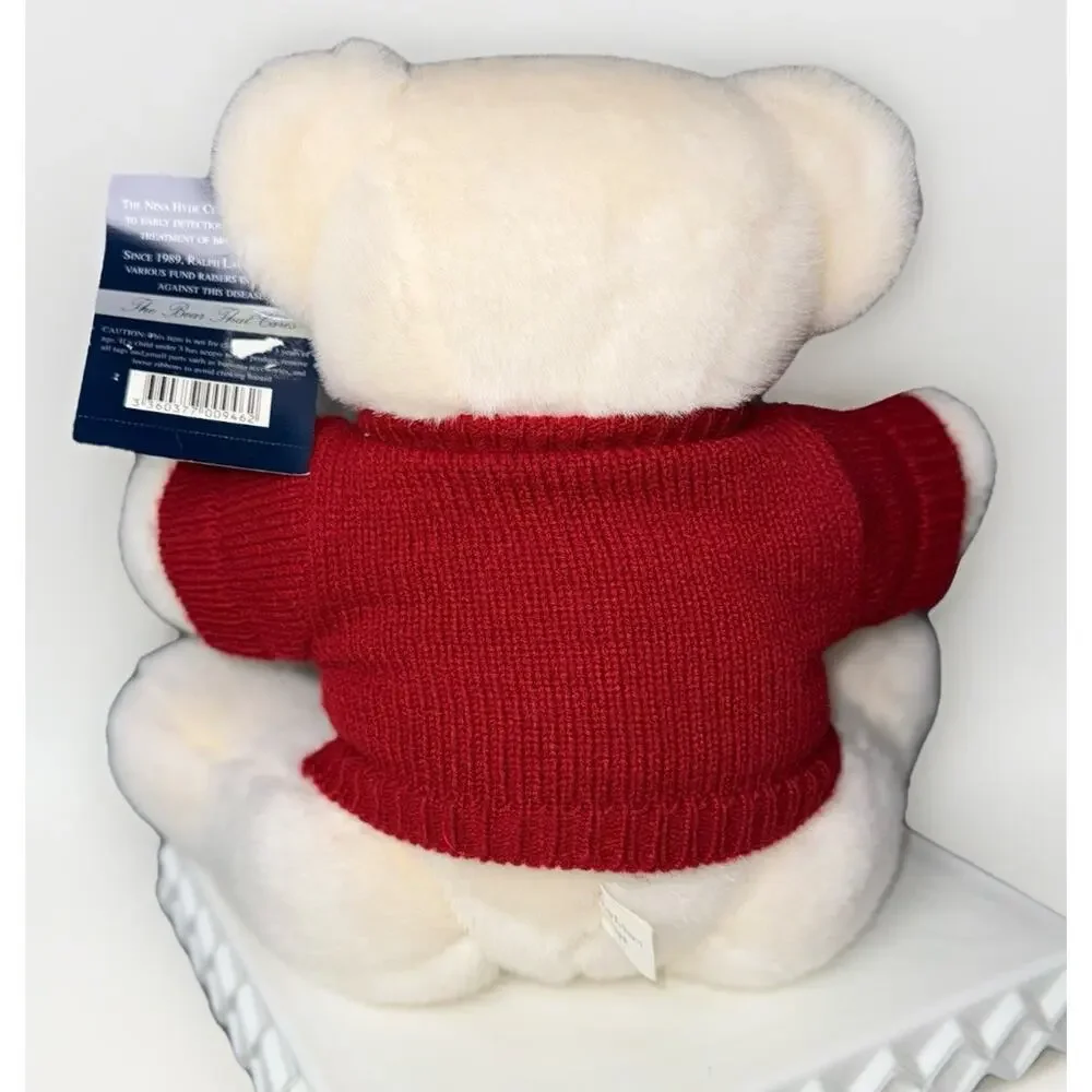 NWT Polo Ralph Lauren Teddy Bear Millennium 2000‎ Y2K Holiday Christmas Gift Toy